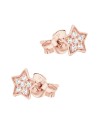 Starlit Glow Silver Stud Earring STS-6914